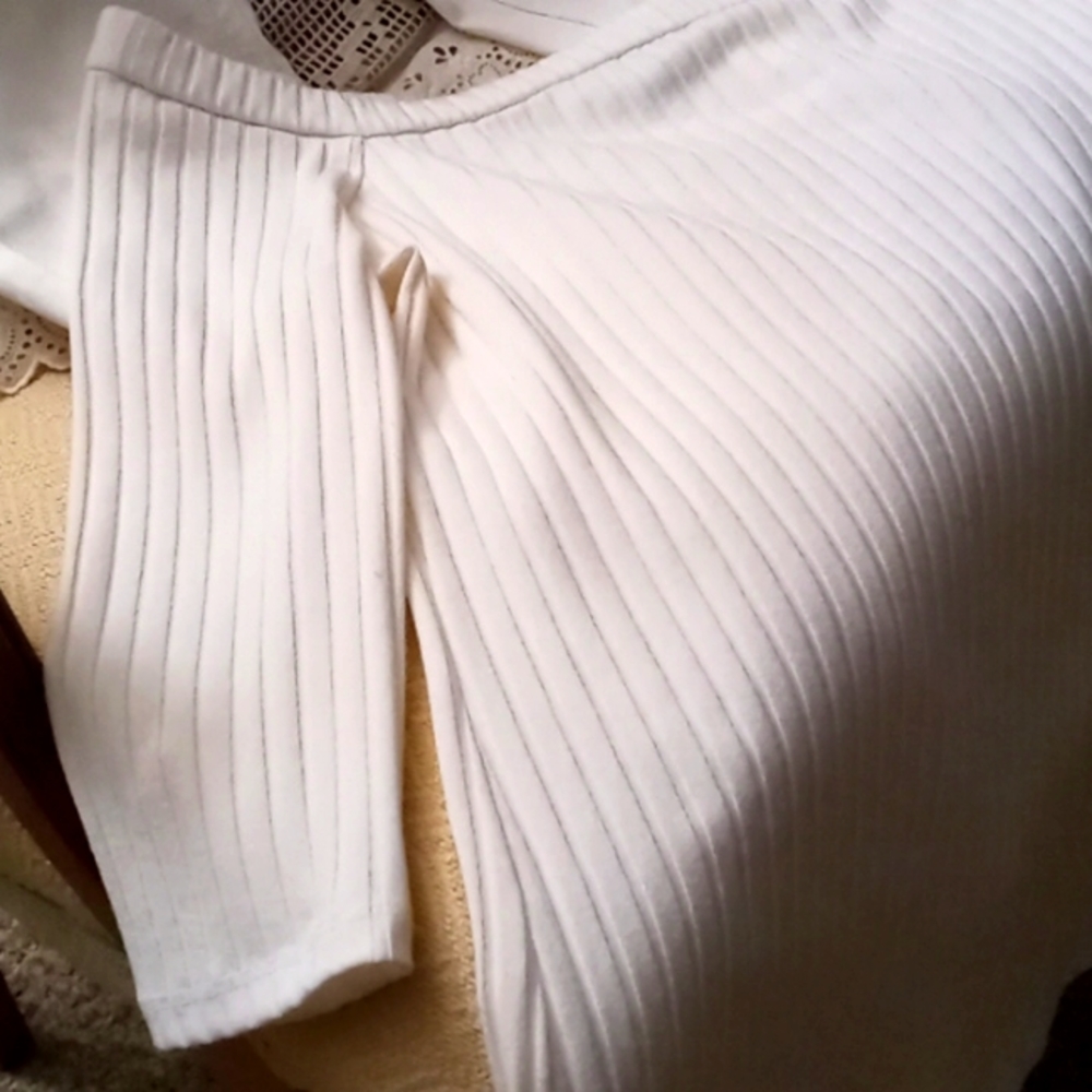 Top by Ann Taylor, size large, off white or cream